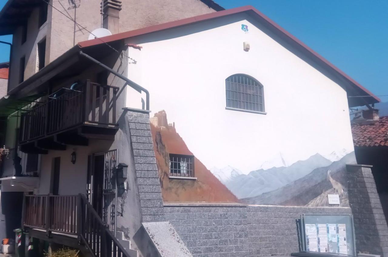 Вилла Casa Del Rustico, Indipendente Vista Sacra Con Dipinto Caprie Экстерьер фото