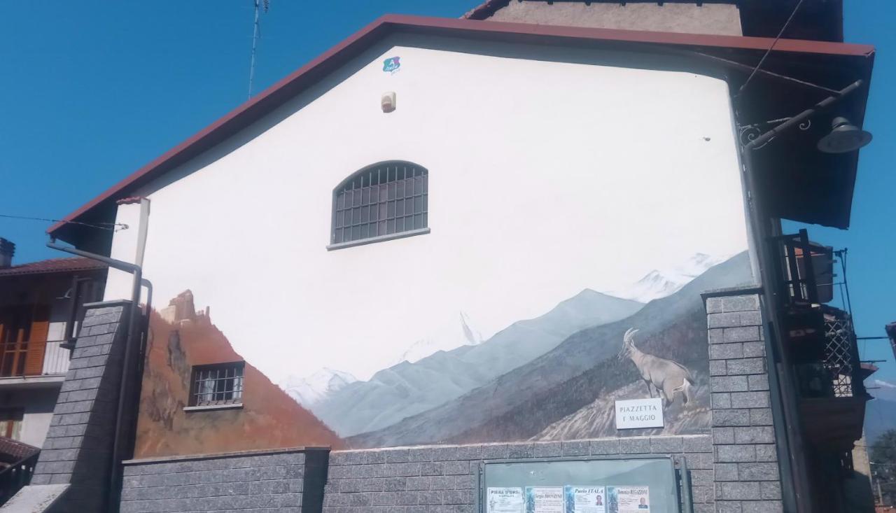 Вилла Casa Del Rustico, Indipendente Vista Sacra Con Dipinto Caprie Экстерьер фото