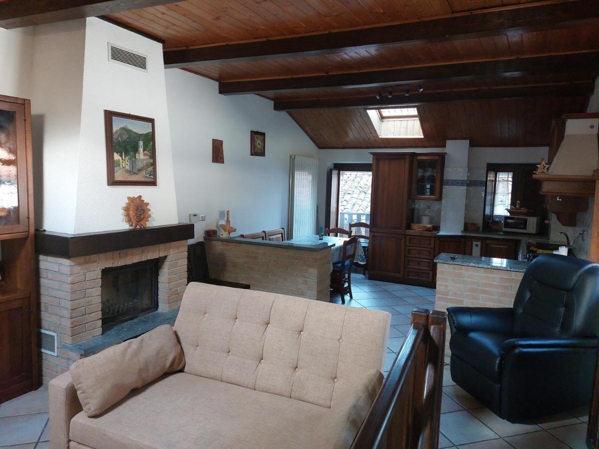 Вилла Casa Del Rustico, Indipendente Vista Sacra Con Dipinto Caprie Экстерьер фото